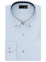 遮熱 イージーアイロン NEWスタンダードフィット ボタンダウン 長袖 シャツ