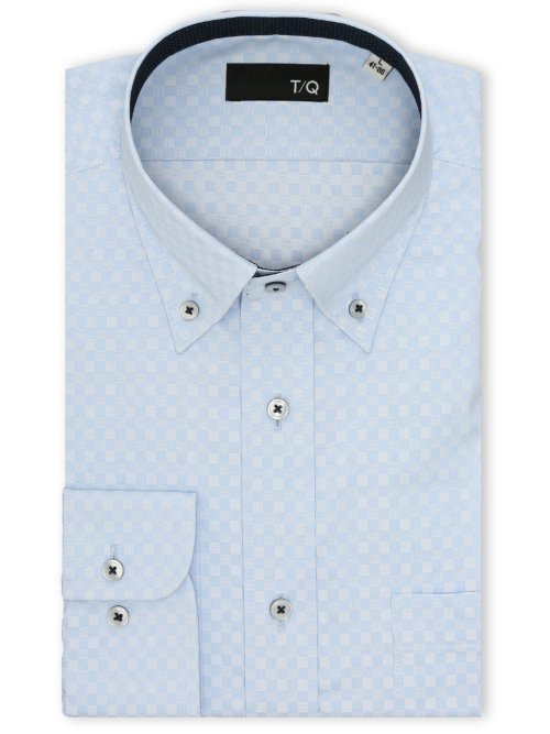 遮熱 イージーアイロン NEWスタンダードフィット ボタンダウン 長袖 シャツ