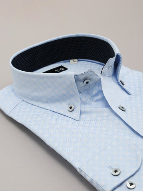 遮熱 イージーアイロン NEWスタンダードフィット ボタンダウン 長袖 シャツ