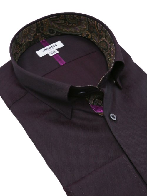 形態安定 スタンダードフィット スナップダウン長袖シャツ