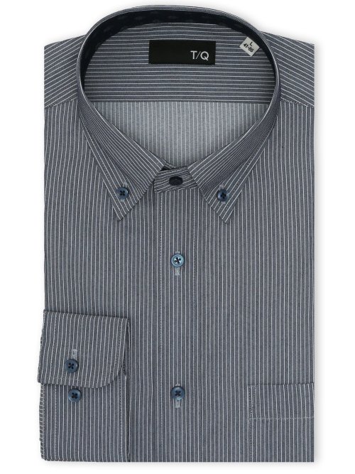 遮熱 イージーアイロン NEWスタンダードフィット ボタンダウン 長袖 シャツ