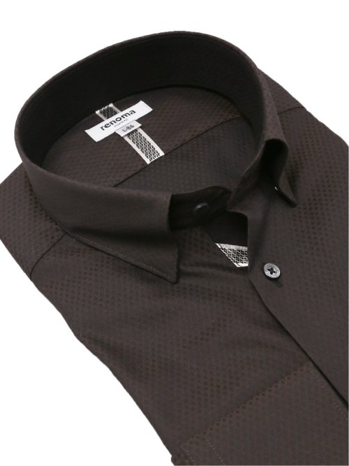 形態安定 スタンダードフィット スナップダウン長袖シャツ