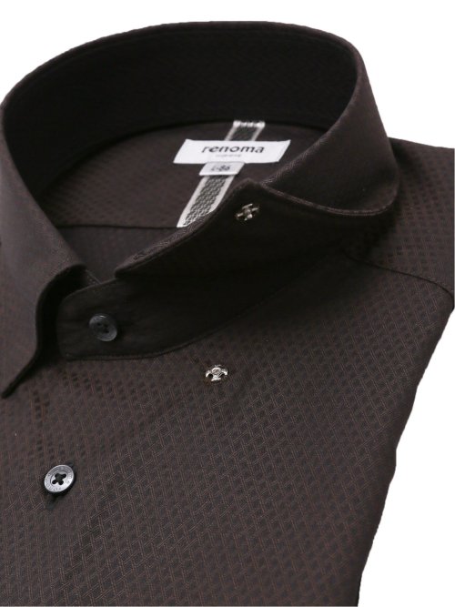 形態安定 スタンダードフィット スナップダウン長袖シャツ