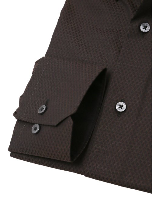 形態安定 スタンダードフィット スナップダウン長袖シャツ