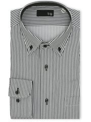 遮熱 イージーアイロン NEWスタンダードフィット ボタンダウン 長袖 シャツ