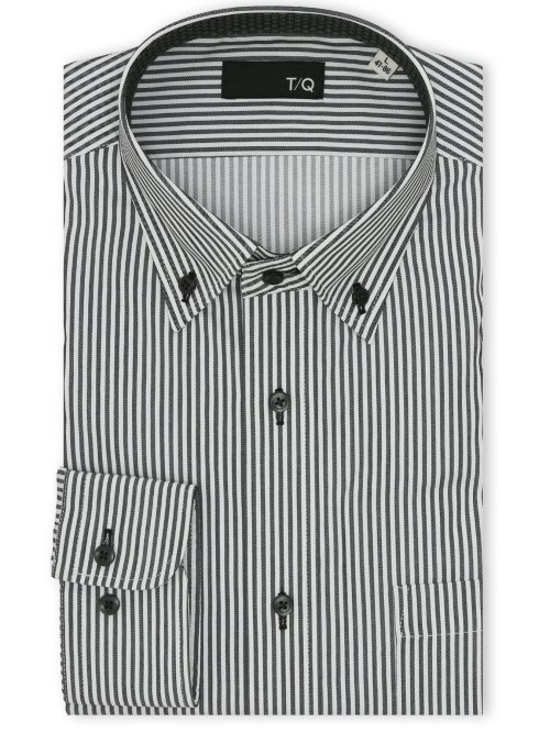 遮熱 イージーアイロン NEWスタンダードフィット ボタンダウン 長袖 シャツ