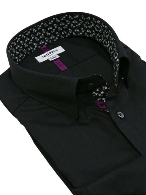 形態安定 スタンダードフィット スナップダウン長袖シャツ