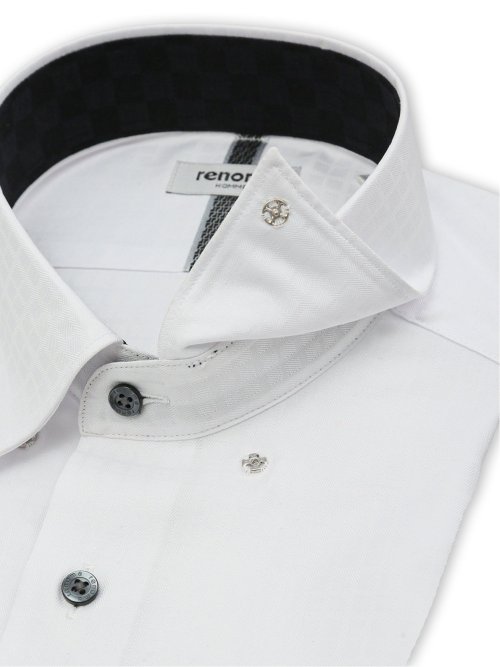 【大きいサイズ】レノマオム/renoma HOMME イージーアイロン スナップダウン長袖シャツ