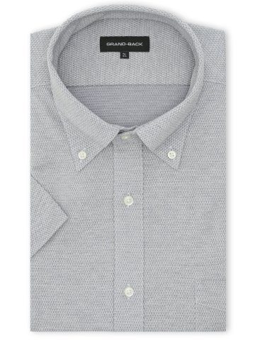 【大きいサイズ】グランバック/GRAND-BACK Biz アルティマ ボタンダウン 半袖 ビズシャツ