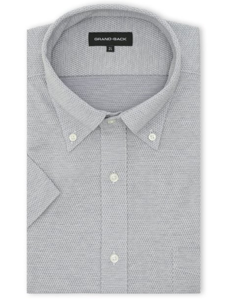 【大きいサイズ】グランバック/GRAND-BACK Biz アルティマ ボタンダウン 半袖 ビズシャツ