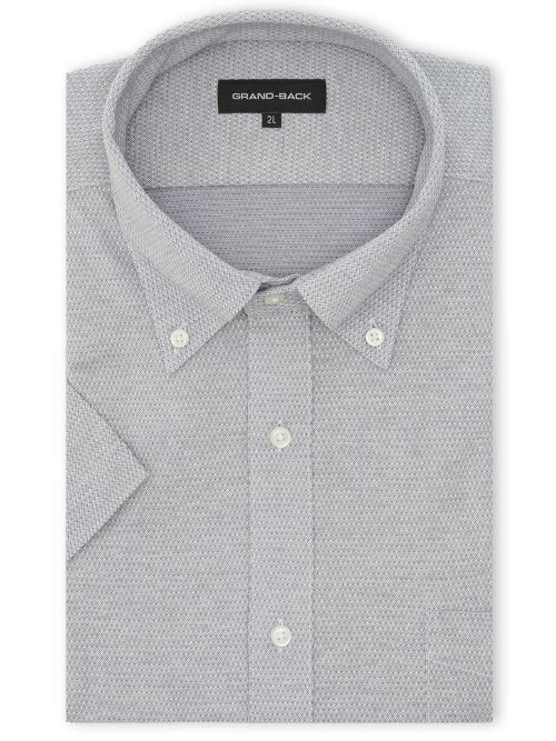 【大きいサイズ】グランバック/GRAND-BACK Biz アルティマ ボタンダウン 半袖 ビズシャツ