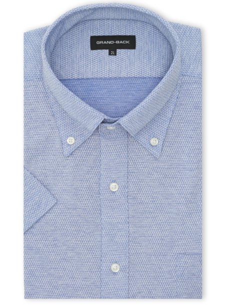 【大きいサイズ】グランバック/GRAND-BACK Biz アルティマ ボタンダウン 半袖 ビズシャツ