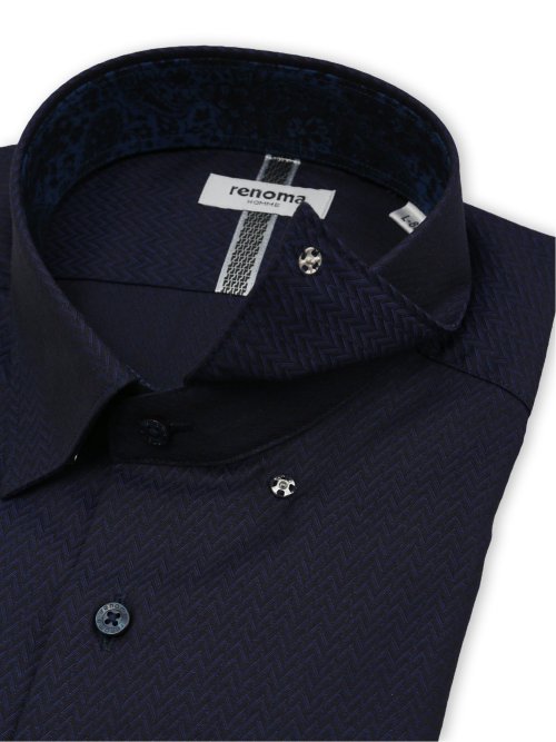 【大きいサイズ】レノマオム/renoma HOMME イージーアイロン スナップダウン長袖シャツ