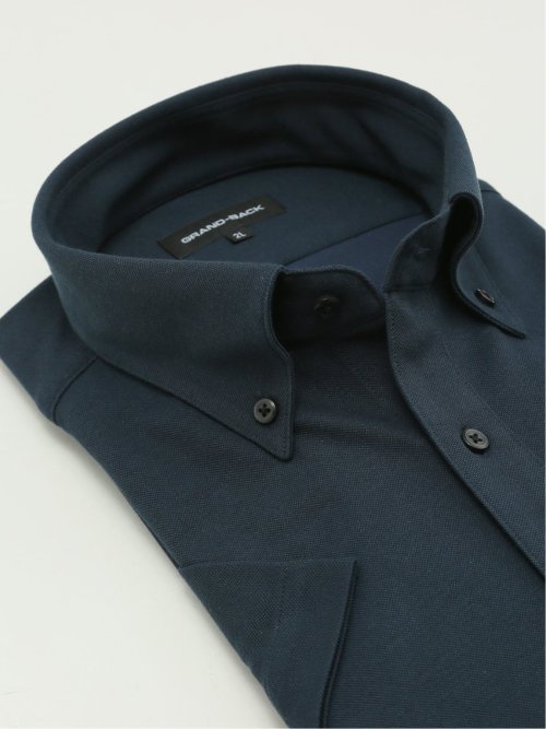 【大きいサイズ】グランバック/GRAND-BACK Biz アルティマ ボタンダウン 半袖 ビズシャツ