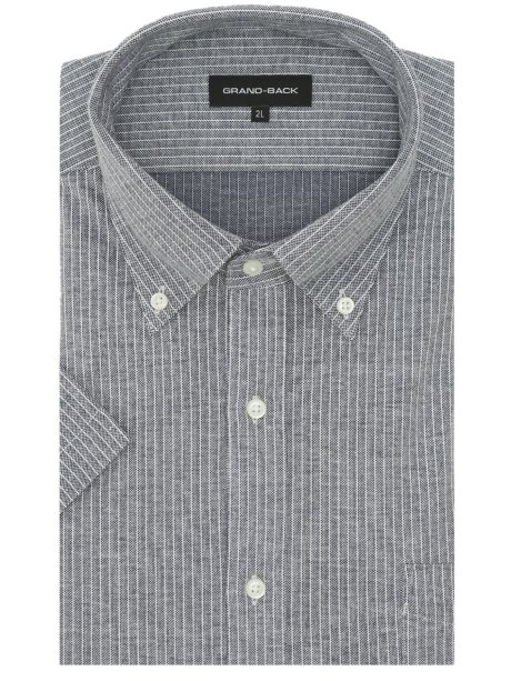【大きいサイズ】グランバック/GRAND-BACK Biz アルティマ ボタンダウン 半袖 ビズシャツ