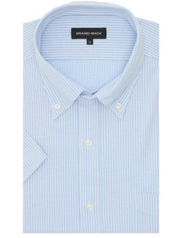 【大きいサイズ】グランバック/GRAND-BACK Biz アルティマ ボタンダウン 半袖 ビズシャツ