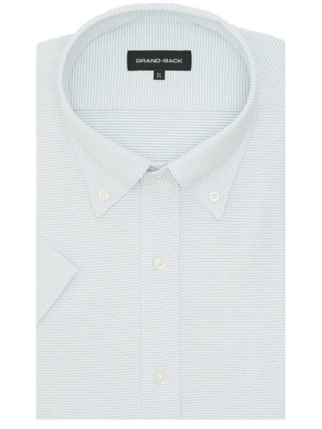 【大きいサイズ】グランバック/GRAND-BACK Biz アルティマ ボタンダウン 半袖 ビズシャツ