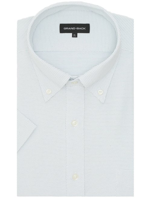 【大きいサイズ】グランバック/GRAND-BACK Biz アルティマ ボタンダウン 半袖 ビズシャツ