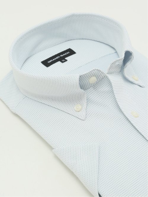 【大きいサイズ】グランバック/GRAND-BACK Biz アルティマ ボタンダウン 半袖 ビズシャツ