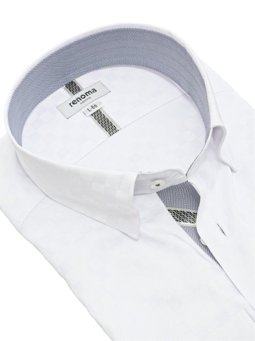【大きいサイズ】レノマオム/renoma HOMME 形態安定 ショートレギュラーカラースナップダウン長袖シャツ