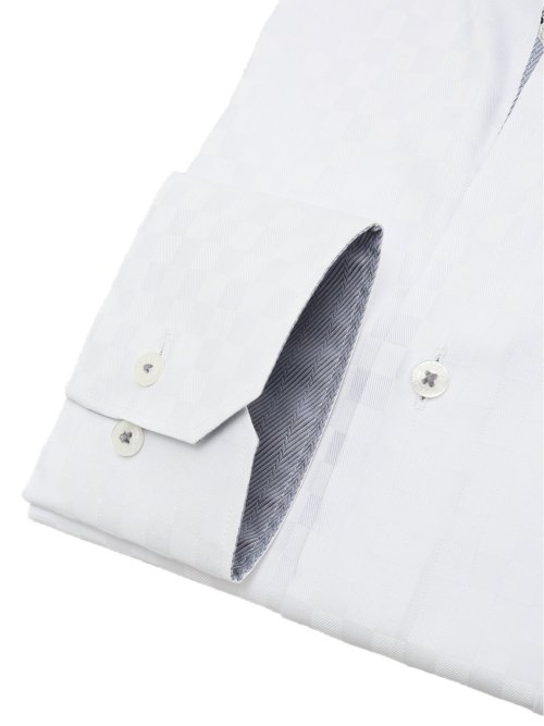 【大きいサイズ】レノマオム/renoma HOMME 形態安定 ショートレギュラーカラースナップダウン長袖シャツ