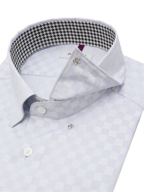 【大きいサイズ】レノマオム/renoma HOMME 形態安定 ショートレギュラーカラースナップダウン長袖シャツ