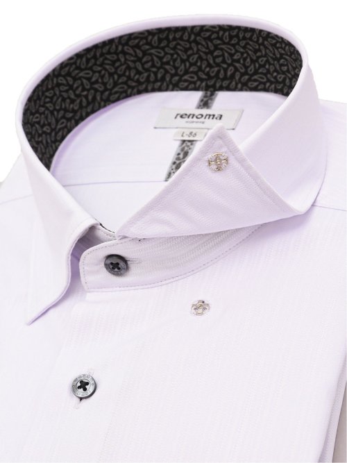 【大きいサイズ】レノマオム/renoma HOMME 形態安定 ショートレギュラーカラースナップダウン長袖シャツ