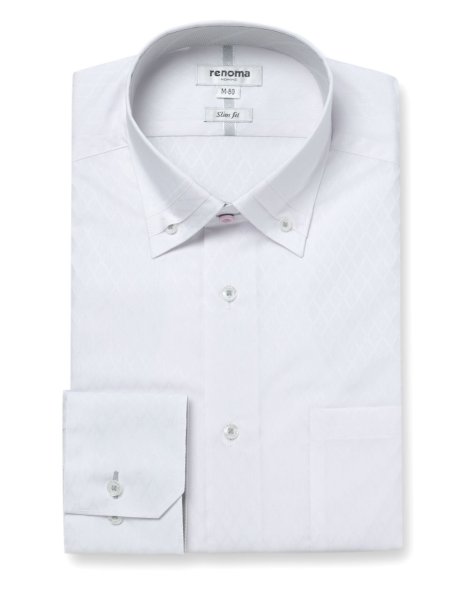 形態安定スリムフィット3枚衿ボタンダウン長袖ドレスシャツ S 37 80 11ピンク ビジネス シャツ ブラウス Taka Q Online Shop タカキューオンラインショップ 公式通販