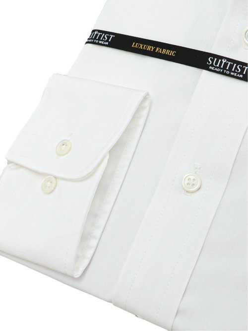 超長綿140三子糸 スタンダードフィット セミワイドカラー長袖シャツ