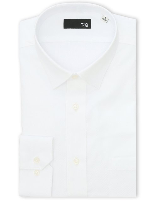 ノンアイロン NEWスタンダードフィット ショートワイドカラー長袖シャツ