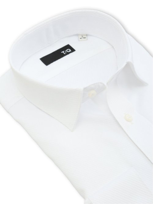 ノンアイロン NEWスタンダードフィット ショートワイドカラー長袖シャツ