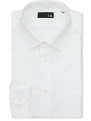 イージーアイロン NEWスタンダードフィット ショートワイドカラー長袖シャツ