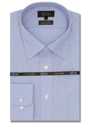 超長綿120双糸 スタンダードフィット セミワイドカラー長袖シャツ