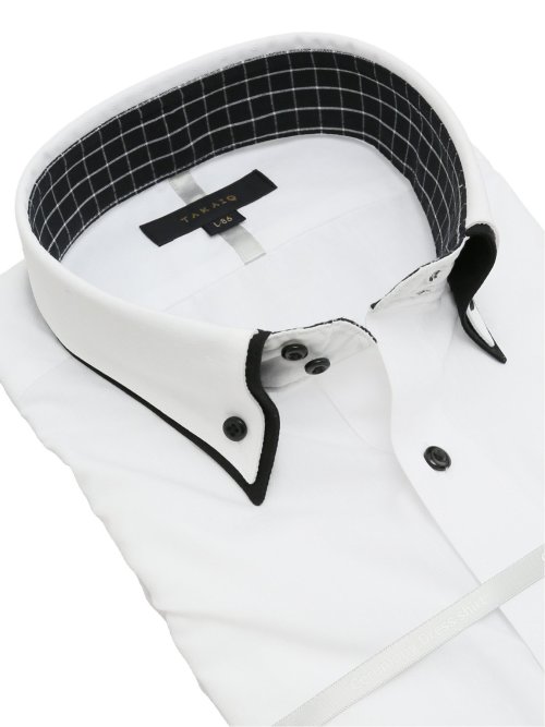 形態安定 スタンダードフィット ドゥエボタンダウン長袖シャツ