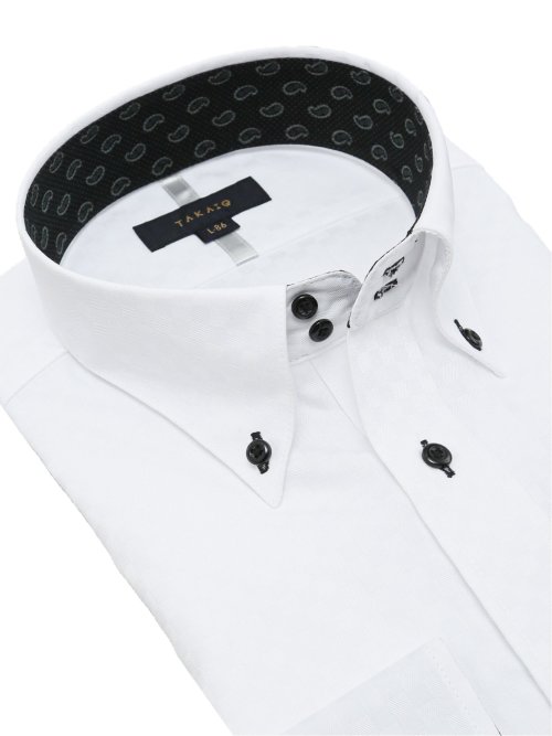 形態安定 スタンダードフィット ドゥエボタンダウン長袖シャツ