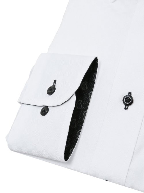 形態安定 スタンダードフィット ドゥエボタンダウン長袖シャツ