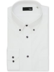 イージーアイロン NEWスタンダードフィット ショートボタンダウン長袖シャツ