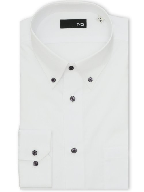 イージーアイロン NEWスタンダードフィット ショートボタンダウン長袖シャツ