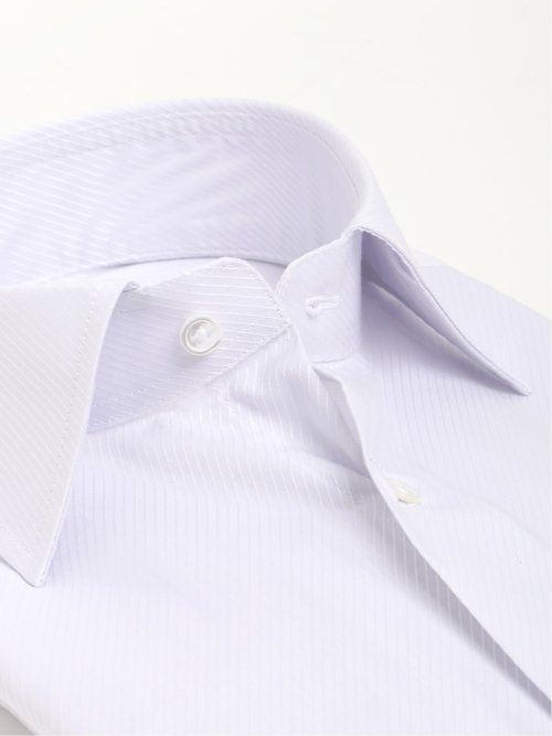 超長綿120双糸 スタンダードフィット ワイドカラー長袖シャツ