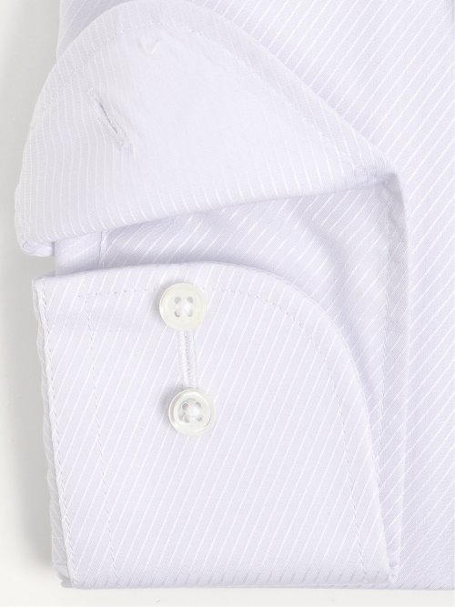 超長綿120双糸 スタンダードフィット ワイドカラー長袖シャツ