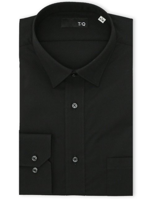 ノンアイロン NEWスタンダードフィット ショートワイドカラー長袖シャツ