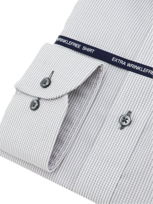 コンフォートコントロール・クロス スタンダードフィット ワイドカラー長袖シャツ