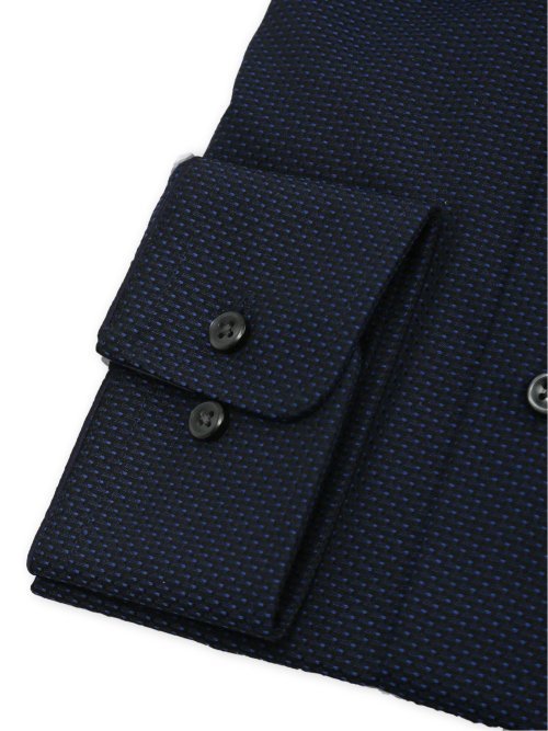 イージーアイロン NEWスタンダードフィット ワイドカラー長袖シャツ