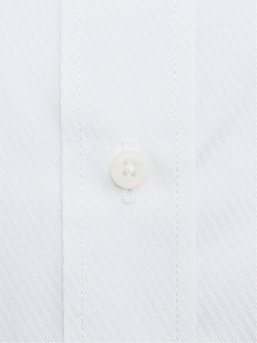 綿混双糸 形態安定 スタンダードフィット ワイドカラー長袖シャツ