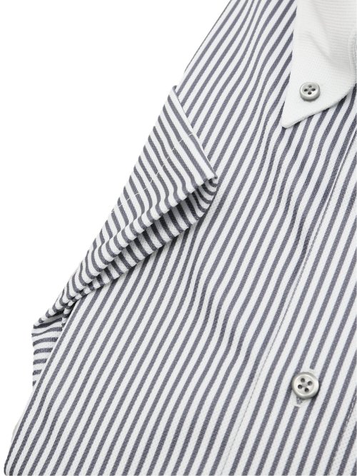 クールパス スタンダードフィット ボタンダウン半袖ニットシャツ