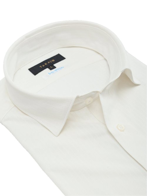 アイスカプセル スタンダードフィット ワイドカラー半袖ニットシャツ