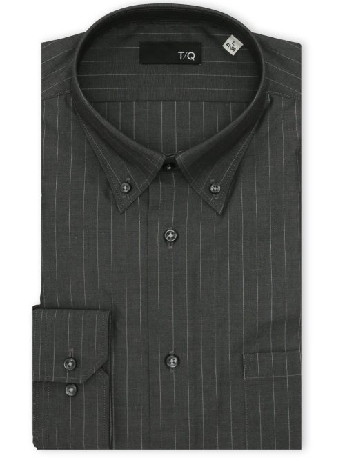 イージーアイロン NEWスタンダードフィット ワイドカラー長袖シャツ