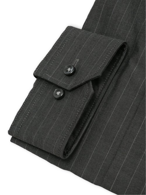 イージーアイロン NEWスタンダードフィット ワイドカラー長袖シャツ