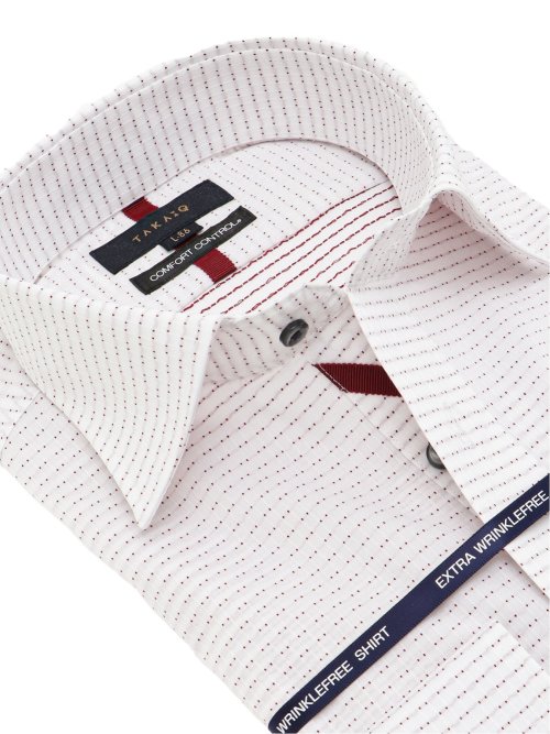 コンフォートコントロール・クロス スタンダードフィット ワイドカラー長袖シャツ