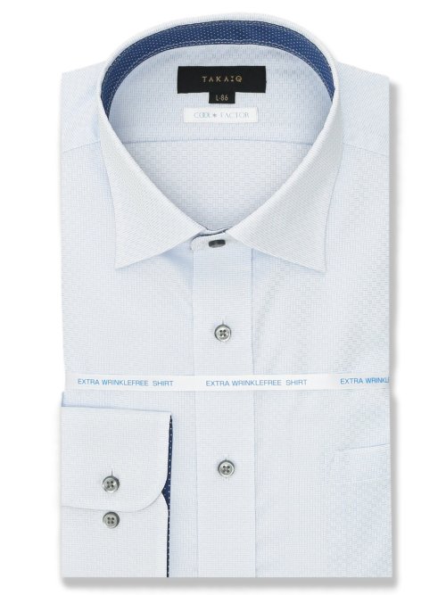 クールファクター スタンダードフィット ワイドカラー長袖シャツ